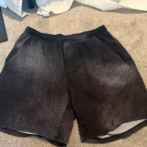 lululemon athletica Black Gradient Men's Athletic Shorts